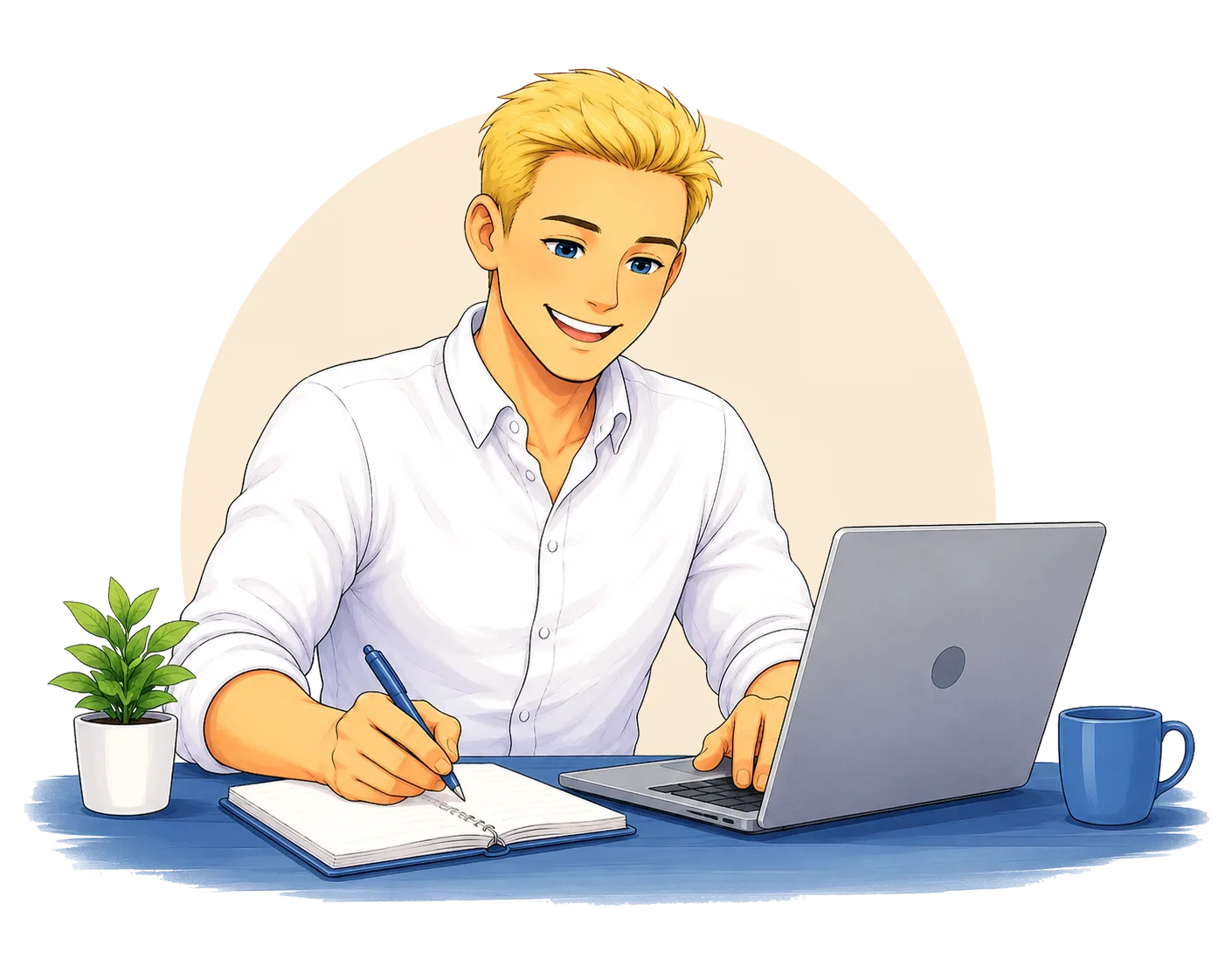 Bookairy contact support illustration